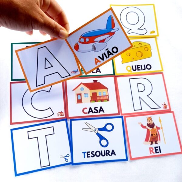CARDS PAREAMENTO DO ALFABETO - Imagem 2