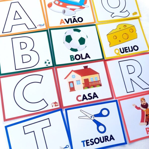 CARDS PAREAMENTO DO ALFABETO - Imagem 4