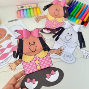 Atividade 3D tema Menina Bonita do Laço de Fita