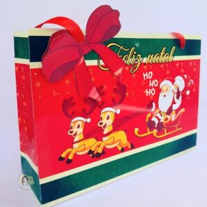 SACOLA PARA LEMBRANCINHAS TEMA NATAL