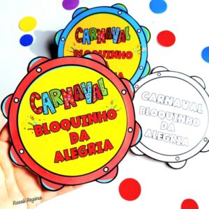 PANDEIRINHO CHOCALHO DE CARNAVAL