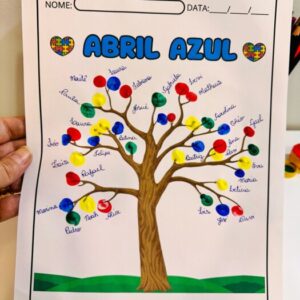 ATIVIDADE INTERATIVA ABRIL AZUL, AUTISMO