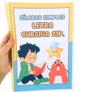 APOSTILA DE SÍLABAS SIMPLES LETRA CURSIVA
