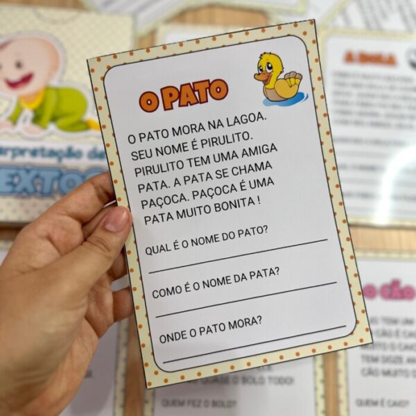 PEQUENAS LEITURAS COM INTERPRETAÇÃO - Imagem 3