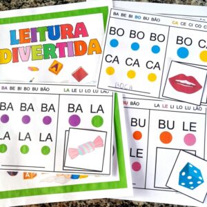 APOSTILA LEITURA DIVERTIDA COM 2 SÍLABAS SIMPLES
