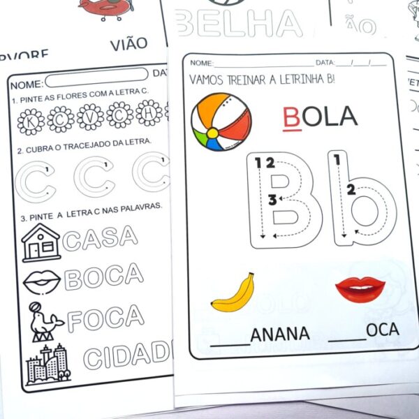 CADERNO DAS LETRAS DE A A Z - Imagem 2