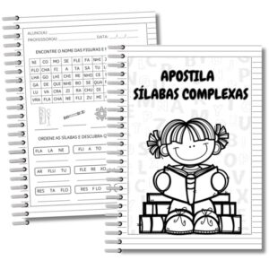 APOSTILA PARA ALFABETIZAÇÃO COM SÍLABAS COMPLEXAS + FICHAS DE LEITURA