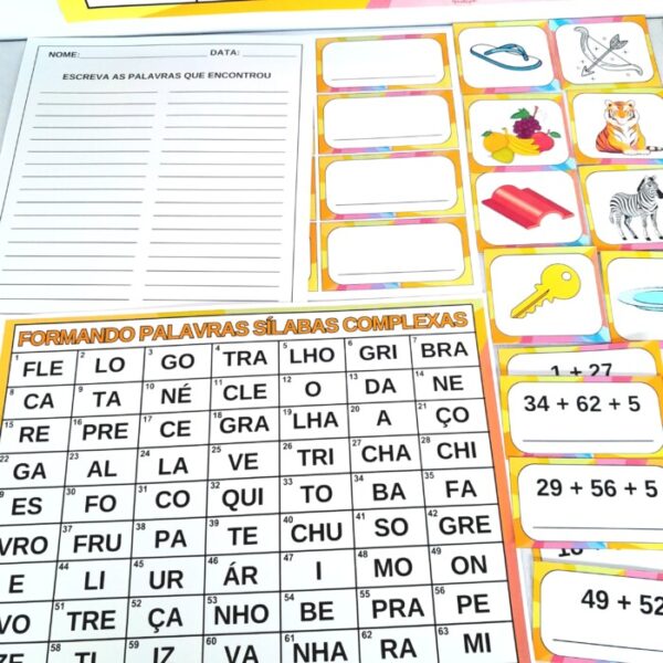 FORMANDO PALAVRAS SÍLABAS COMPLEXAS. - Imagem 3