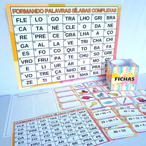 FORMANDO PALAVRAS SÍLABAS COMPLEXAS. - Imagem 5