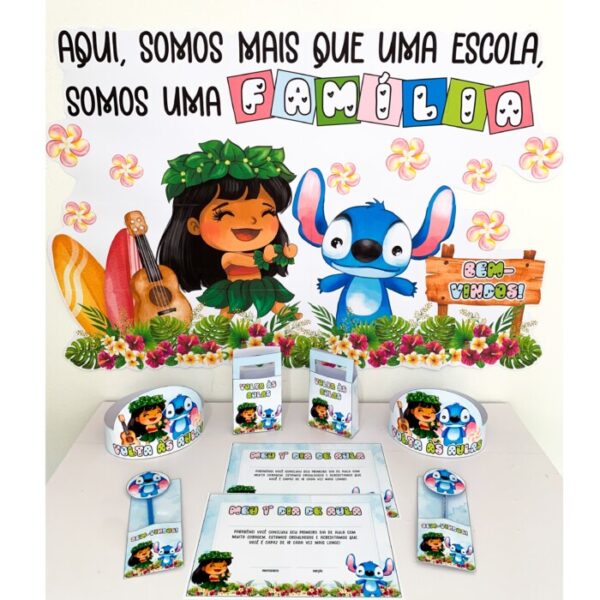 KIT VOLTA ÀS AULAS -TEMA STITCH