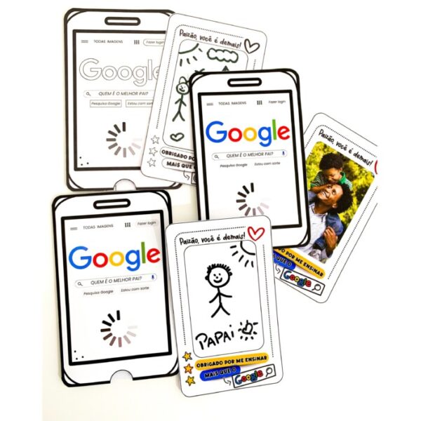 CARTÃO DIA DOS PAIS TEMA GOOGLE - Imagem 3