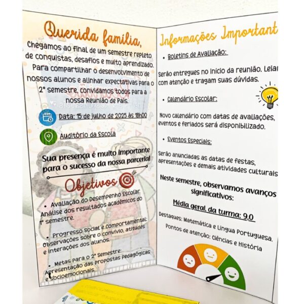 FOLDER REUNIÃO DE PAIS - Imagem 3