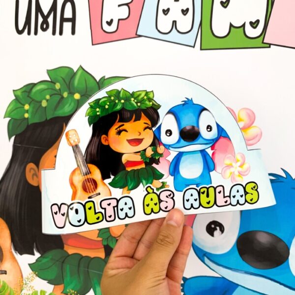 KIT VOLTA ÀS AULAS -TEMA STITCH - Imagem 4