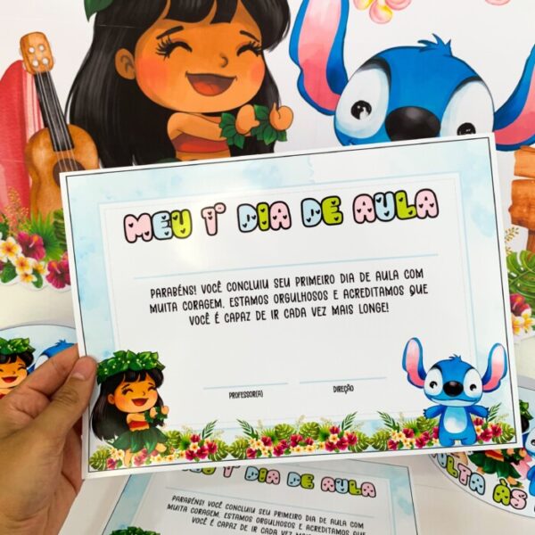 KIT VOLTA ÀS AULAS -TEMA STITCH - Imagem 6