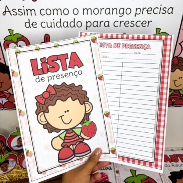 KIT REUNIÃO DE PAIS MORANGO DO AMOR - Imagem 7