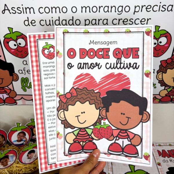 KIT REUNIÃO DE PAIS MORANGO DO AMOR - Imagem 6