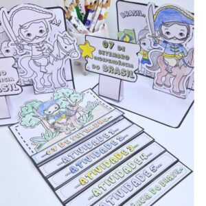 FLIPBOOK E CENÁRIO INDEPENDÊNCIA DO BRASIL