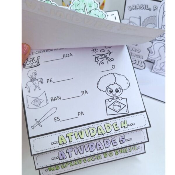 FLIPBOOK E CENÁRIO INDEPENDÊNCIA DO BRASIL - Imagem 3