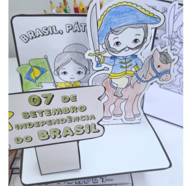 FLIPBOOK E CENÁRIO INDEPENDÊNCIA DO BRASIL - Imagem 5