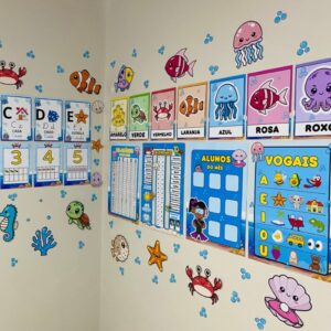 🐠 KIT SALA FUNDO DO MAR 02