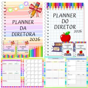 PLANNER/ CADERNO DA GESTÃO ESCOLAR 2026 (DIRETOR (A)/ SUPERVISOR (A)/ COORDENADOR (A)