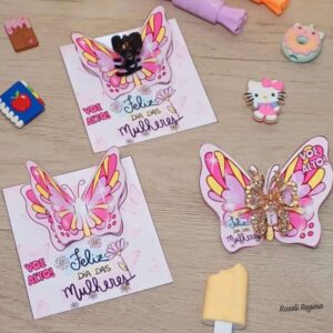 LEMBRANCINHA BORBOLETA DIA DA MULHER🦋💕