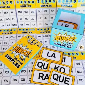 BINGO DAS SÍLABAS SIMPLES
