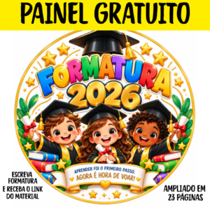 PAINEL REDONDO FORMATURA