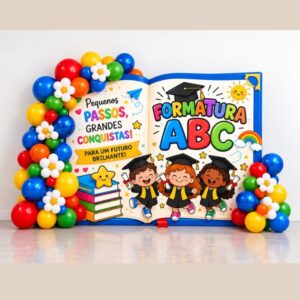 PAINEL FORMATURA ABC LIVRO