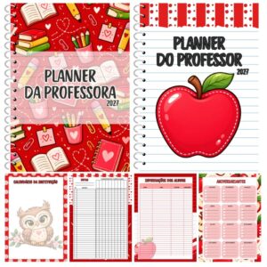 PLANNER DA PROFESSORA TEMA MAÇÃ